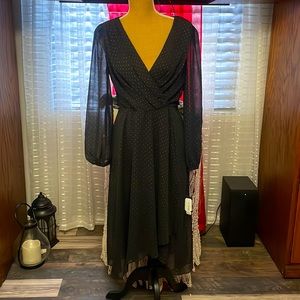 Tommy Hilfiger Black and Gold Dress